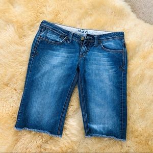 Mavi women's cropped capri jeans denim pants 28
